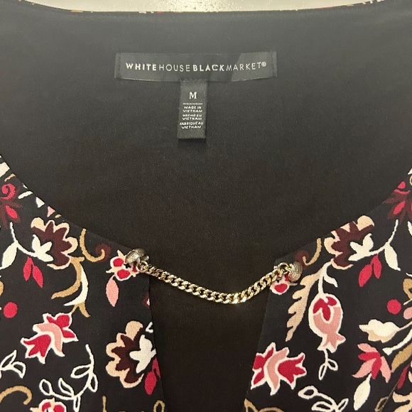 White House Black market top, sleeveless floral, tank top size medium - Picture 11 of 14